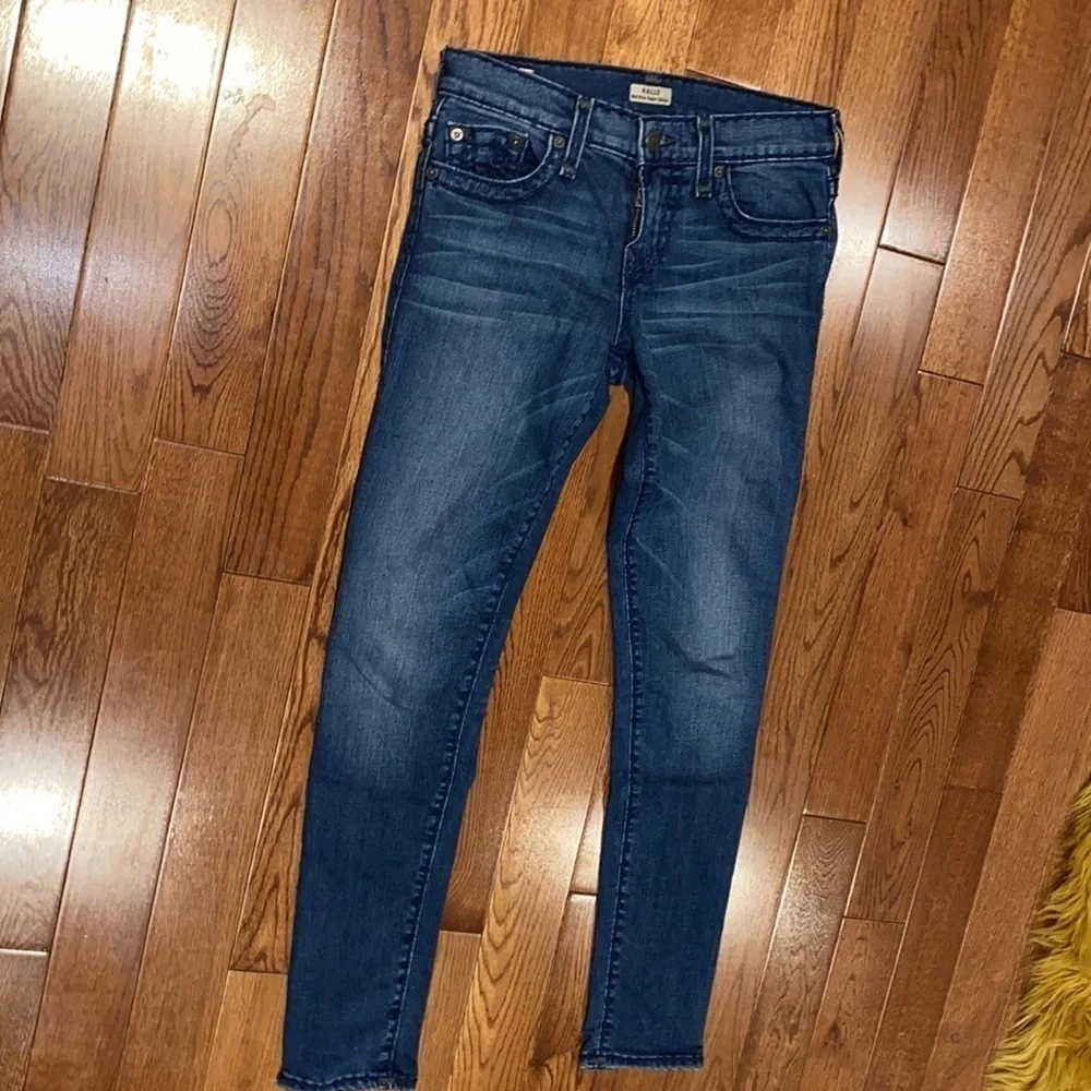 True Religion "Halle" Mid Rise super skinny Jeans Sz 25 - Picture 3 of 12